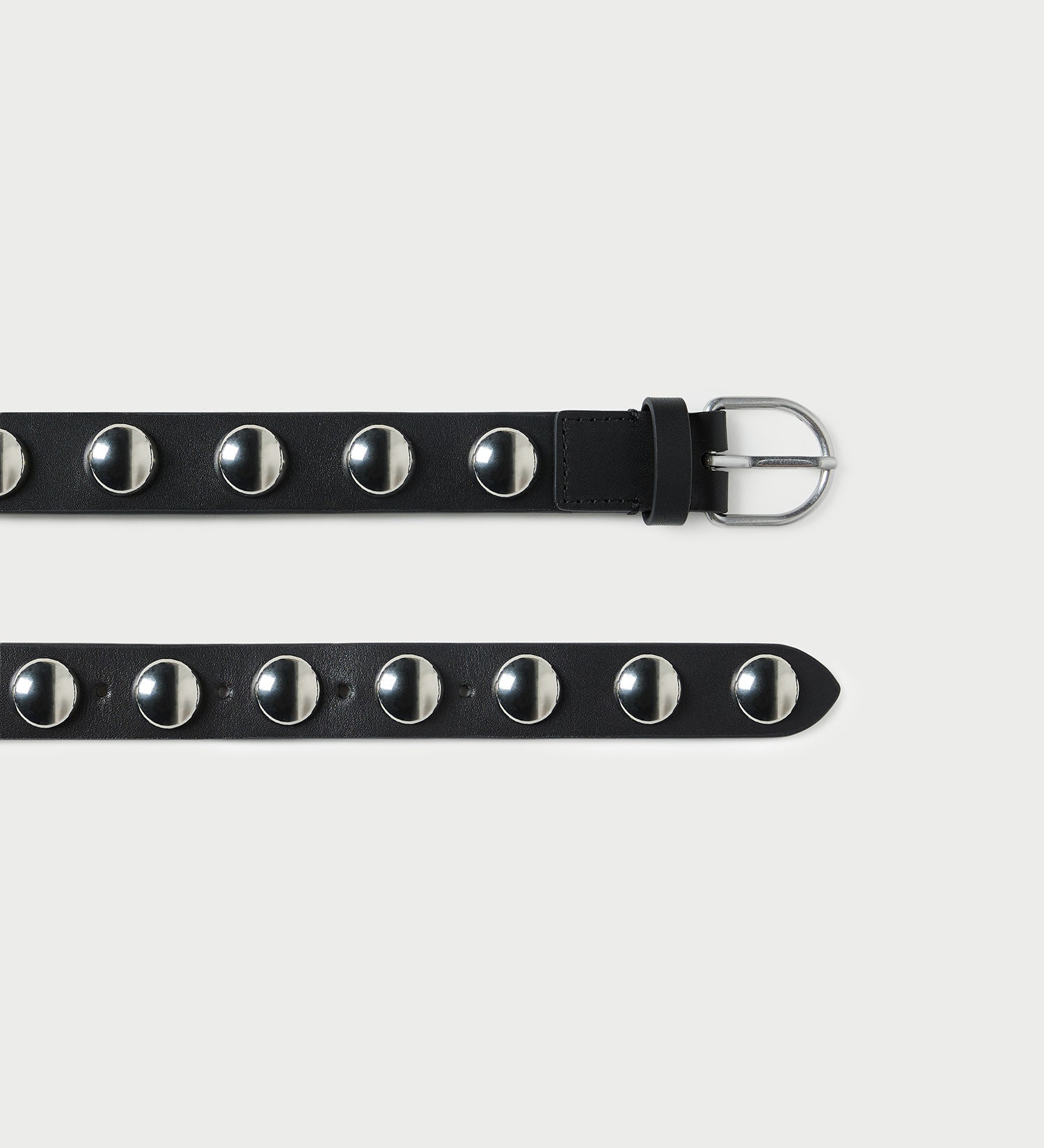 Loeffler Randall - Issa Black/Silver Studded Belt