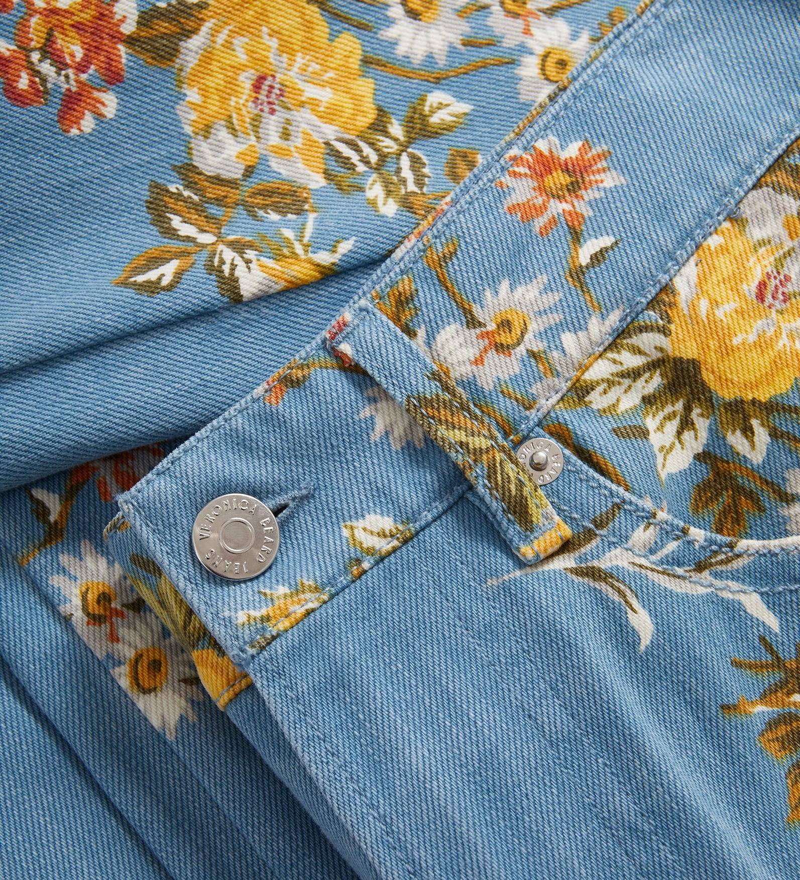 Veronica Beard - Taylor Floral Wide - Leg Jean
