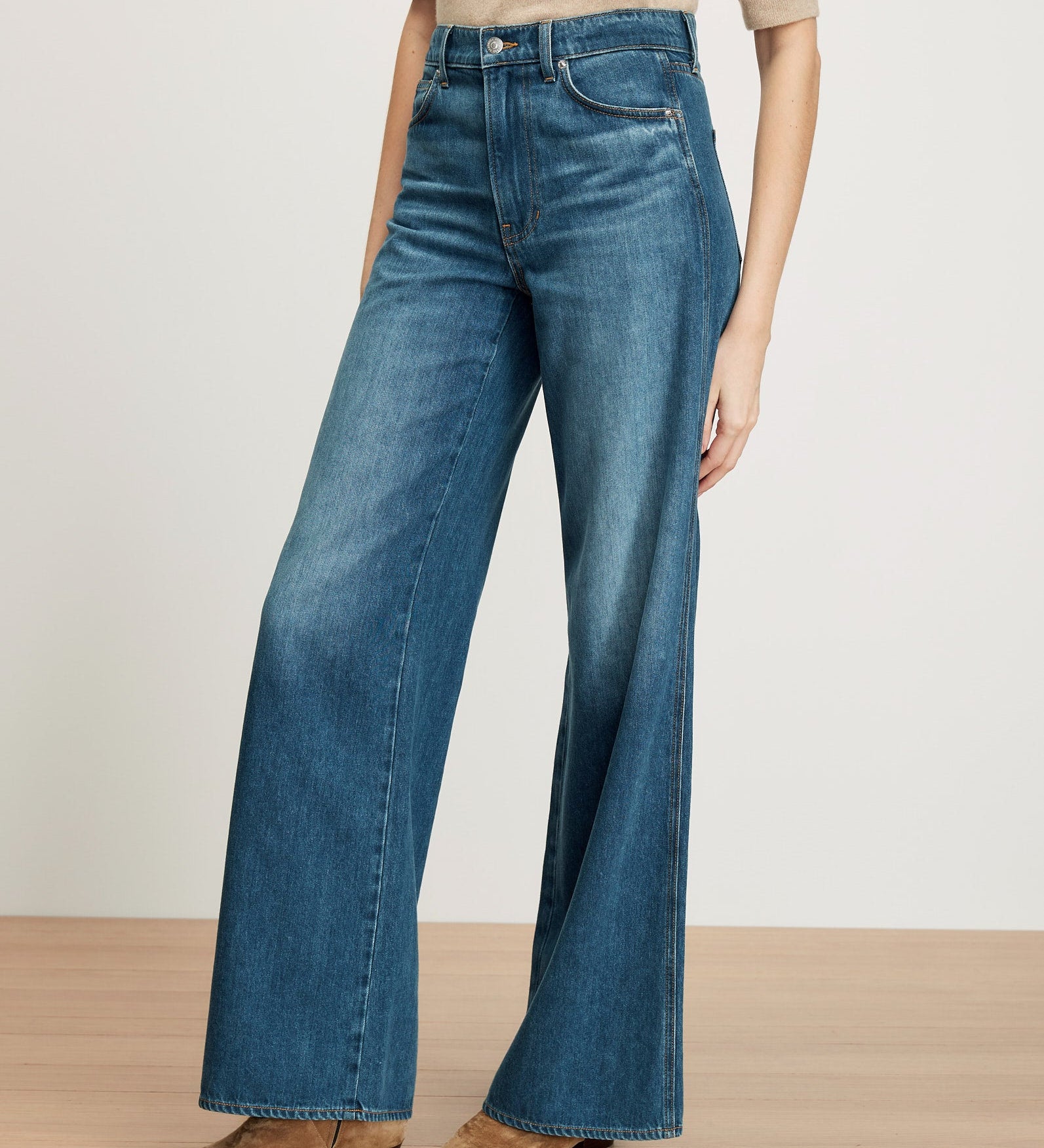 Veronica Beard - Kasey Wide - Leg Jean