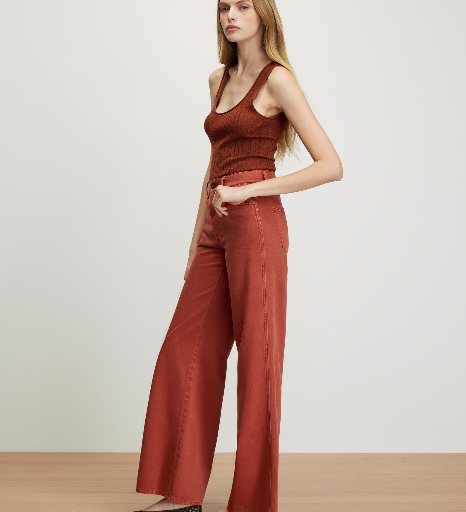 Veronica Beard - Kasey Wide - Leg Jean