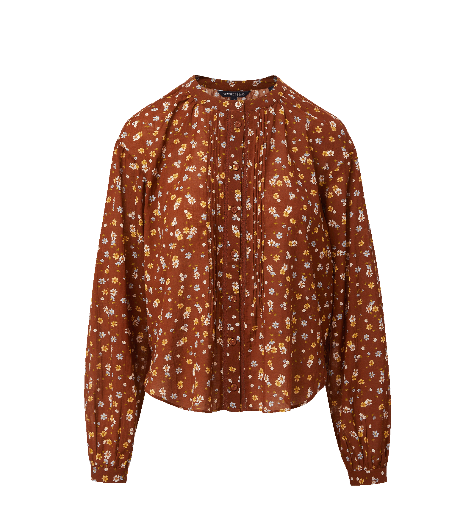 Veronica Beard - Lollie Floral Button - Down Blouse