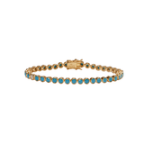 Dorsey - JAMES BEZEL RIVIÈRE BRACELET IN NANO TURQUOISE AND LAB DIAMOND