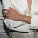 Dorsey - JAMES BEZEL RIVIÈRE BRACELET IN LAB WHITE SAPPHIRE