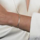 Dorsey - JAMES BEZEL RIVIÈRE BRACELET IN LAB WHITE SAPPHIRE
