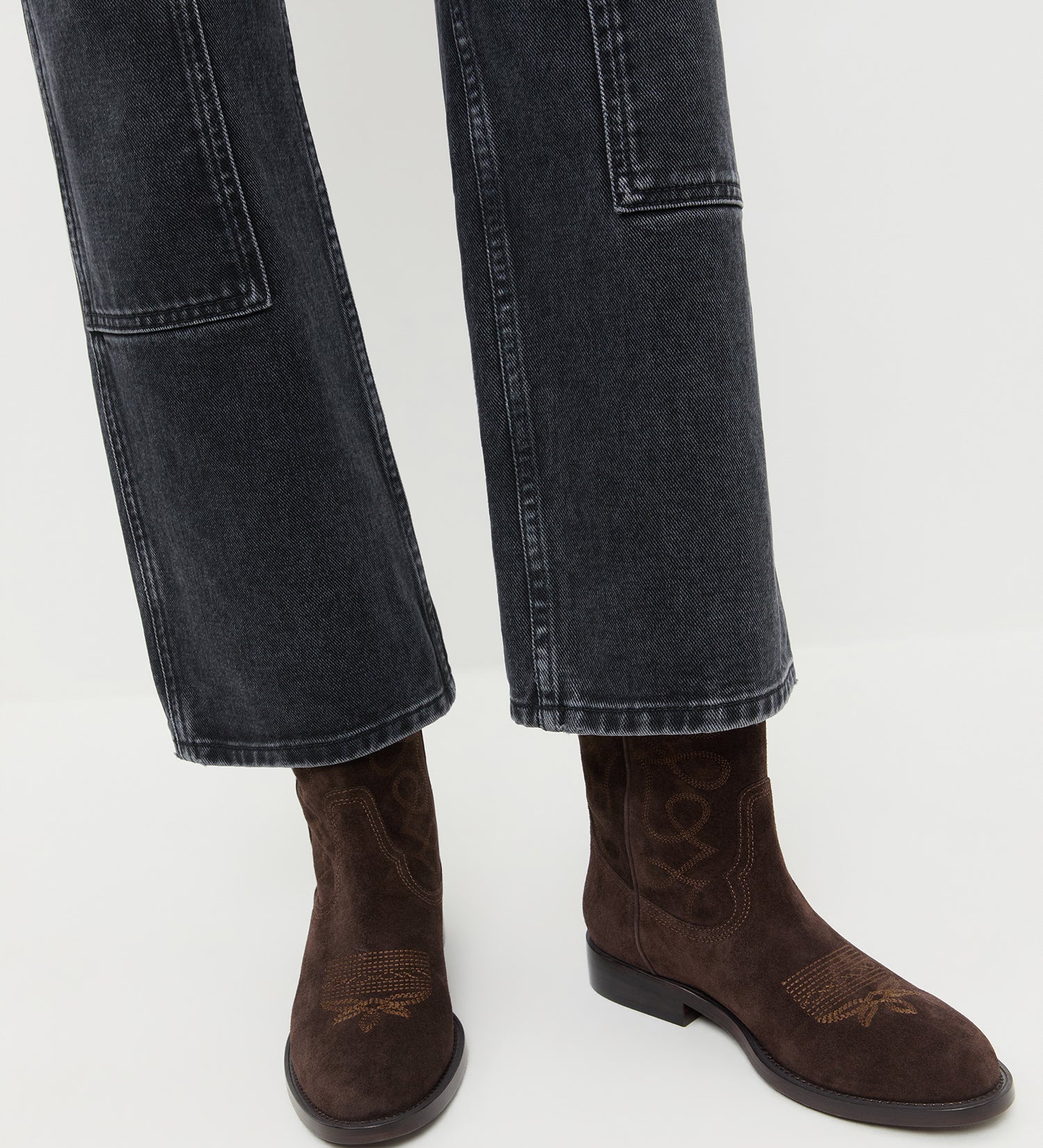 Loeffler Randall - Jett Brown Suede Calf Boot