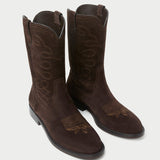 Loeffler Randall - Jett Brown Suede Calf Boot