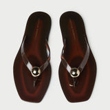 Loeffler Randall - Jovie Brown Jelly Flip Flop