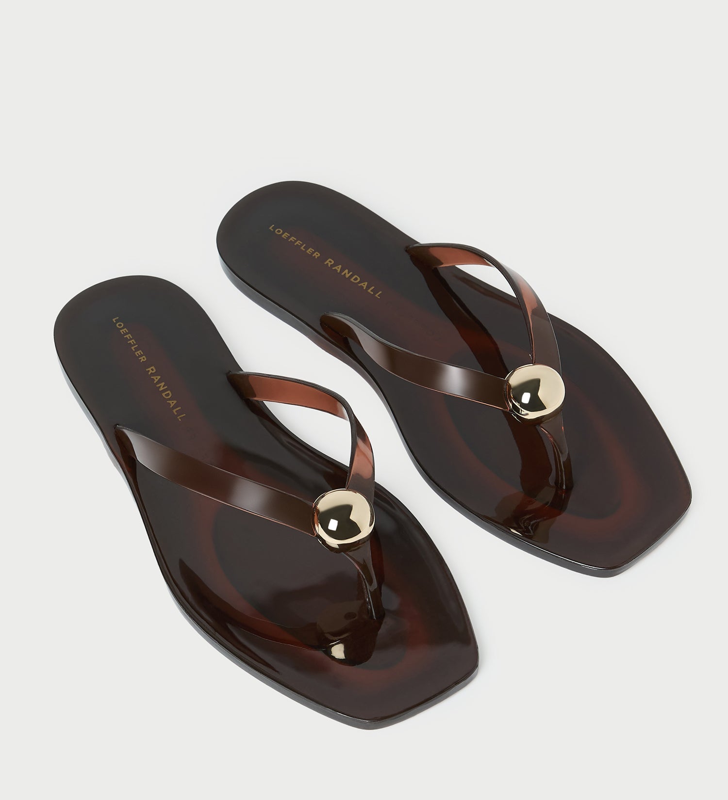Loeffler Randall - Jovie Brown Jelly Flip Flop