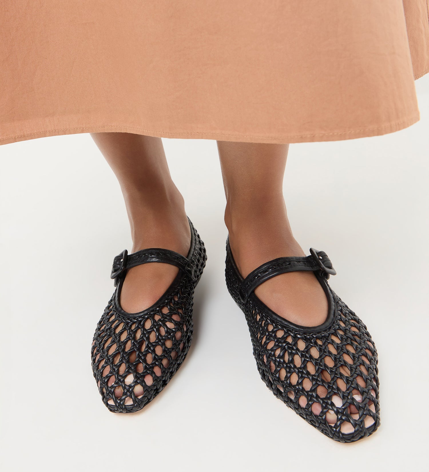 Loeffler Randall - Junia Black Mary Jane Flat