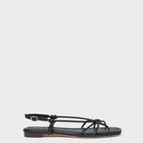 Loeffler Randall - Karly Black Leather Strappy Sandal
