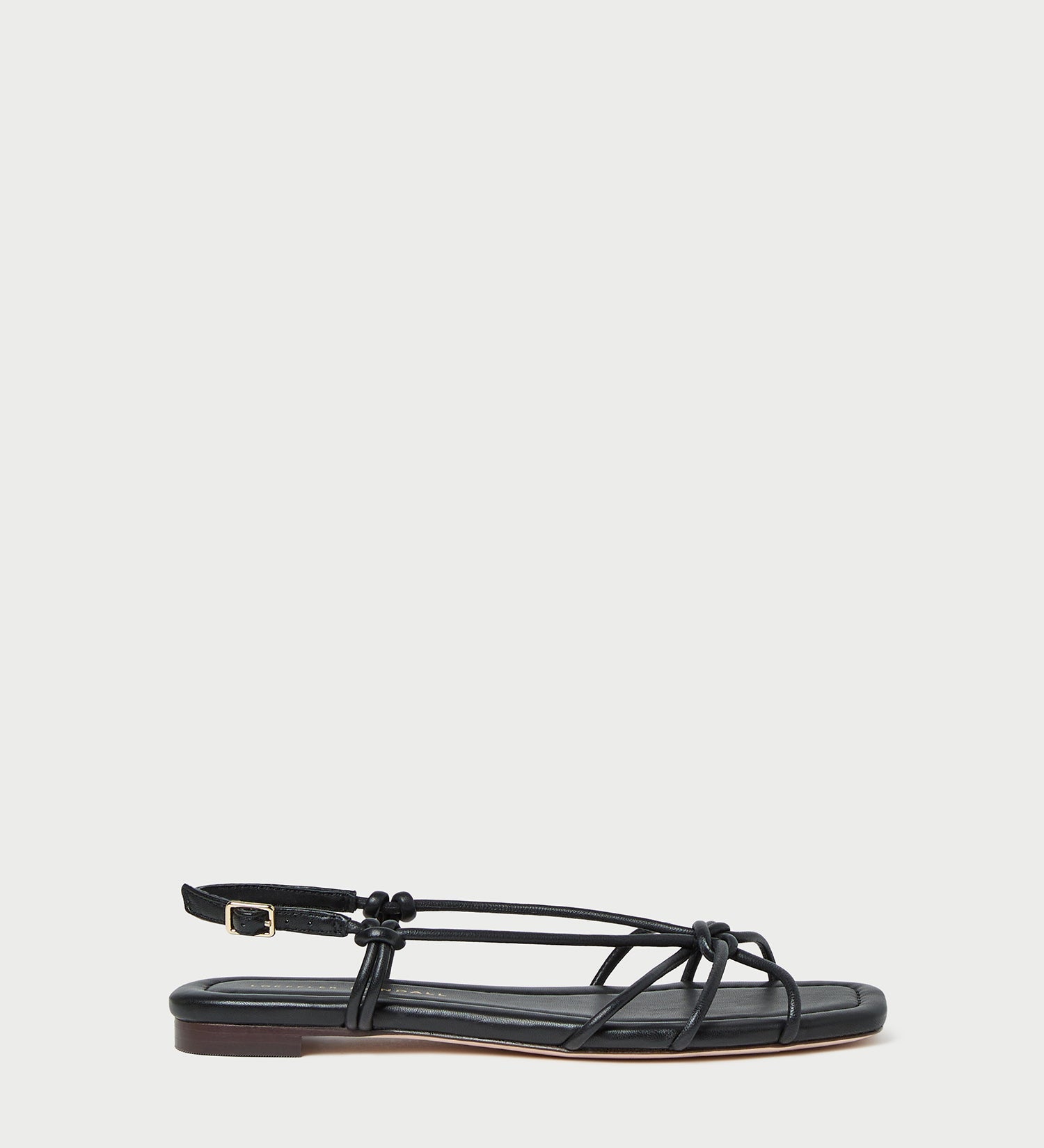 Loeffler Randall - Karly Black Leather Strappy Sandal