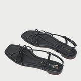 Loeffler Randall - Karly Black Leather Strappy Sandal