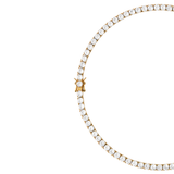 Dorsey - KATE RIVIÈRE NECKLACE IN 4.5MM LAB WHITE SAPPHIRE