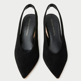 Loeffler Randall - Katerina Black Suede Slingback Pump
