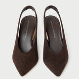 Loeffler Randall - Katerina Brown Suede Slingback Pump