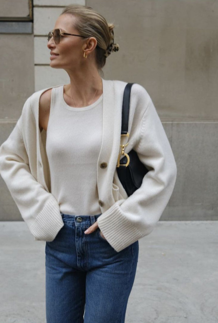 khaite cardigans and knits