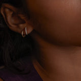 Kinn - Petite & Pavé Diamond Huggie Earring Stack