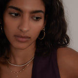 Kinn - Rachel Three Prong Tennis Necklace Diamond 6.75ctw