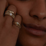 Kinn - Dare To Love Classic Hollow Dome Ring Gold