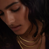 Kinn - Bold Carter Herringbone Chain Necklace