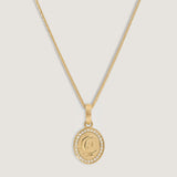 Kinn - Crescent Dream Diamond Pendant Necklace