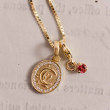 Kinn - Crescent Dream Diamond Pendant Necklace