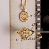 Kinn - Crescent Dream Diamond Pendant Necklace
