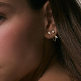 Kinn - Doubles Diamond Chain Earring