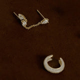 Kinn - Doubles Diamond Chain Earring