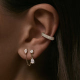 Kinn - Doubles Diamond Chain Earring