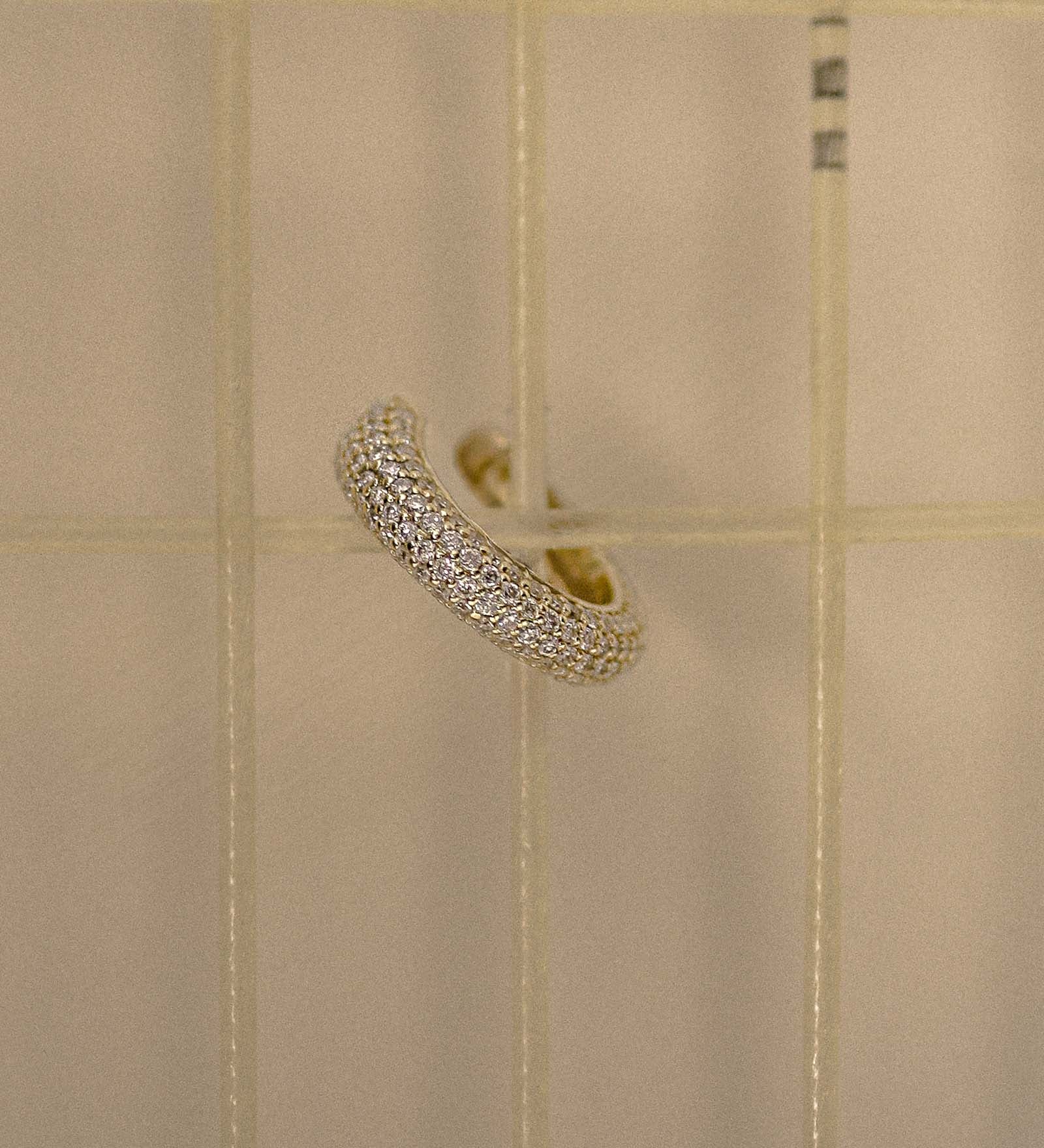 Kinn - Love Pavé Diamond Earring Cuff