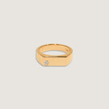 Kinn - Men's Benedict Signet Diamond Ring