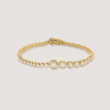 Kinn - Naomi Graduated Tennis Bracelet Yellow Gold