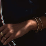 Kinn - Naomi Graduated Tennis Bracelet Yellow Gold