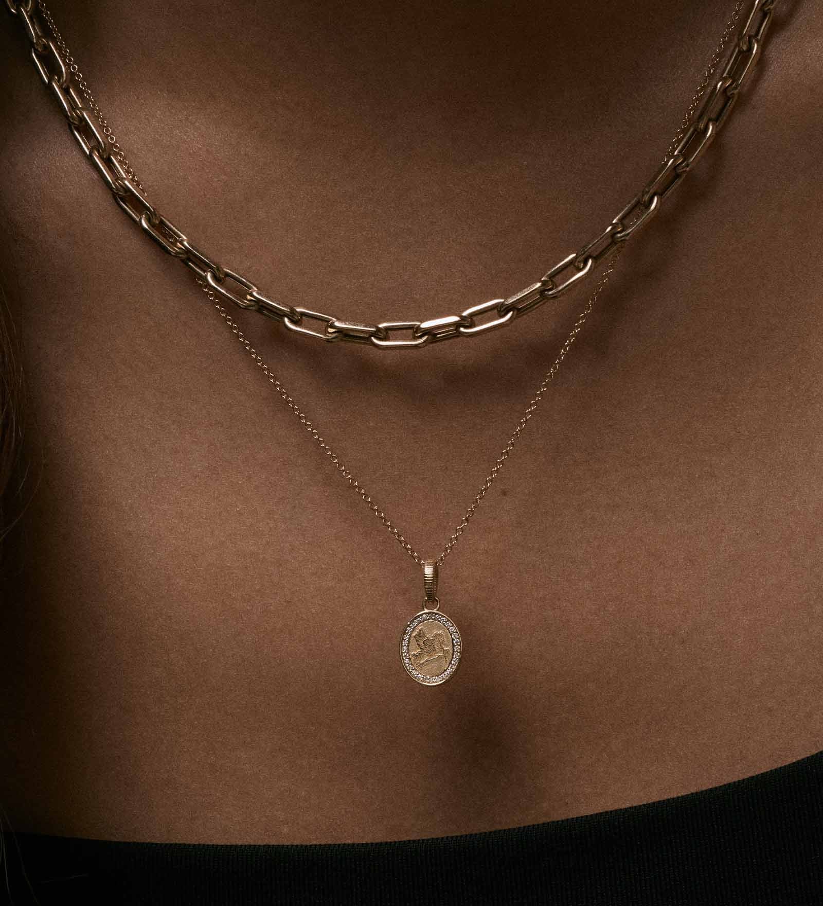 Kinn - Pegasus Dream Diamond Pendant Necklace