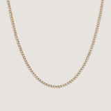 Kinn - Rachel Three Prong Tennis Necklace Diamond 6.75ctw