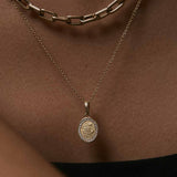 Kinn - Swan Dream Diamond Pendant Necklace