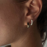 Kinn - Biwa Pearl Hoop Earrings