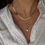 Kinn - Petite Puffed Heart Pendant