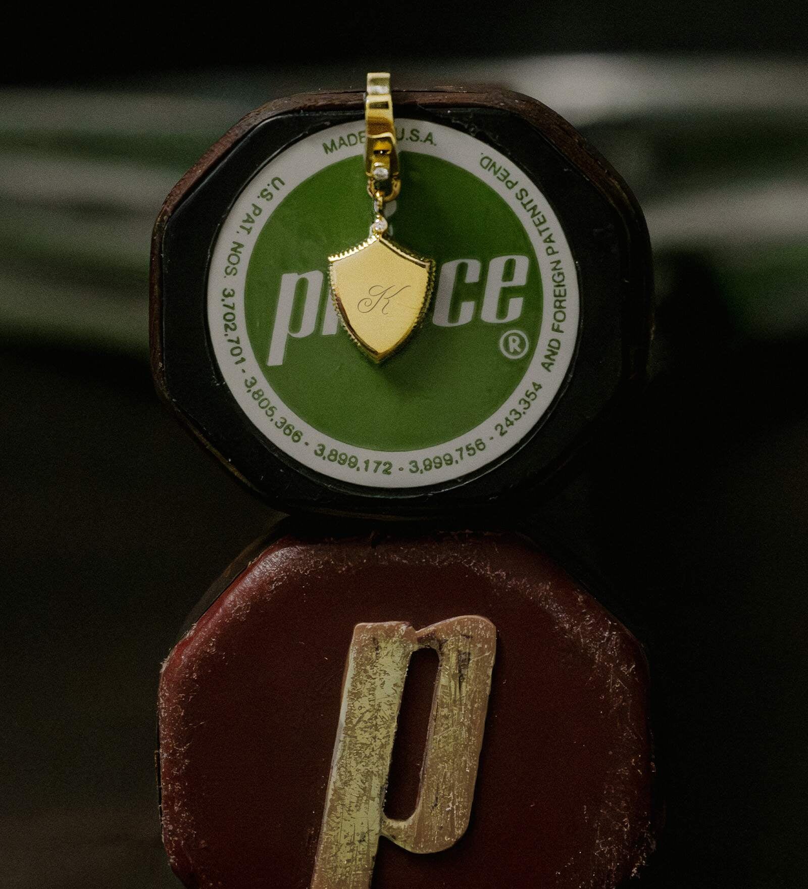 Kinn - Ace Shield Diamond Pendant