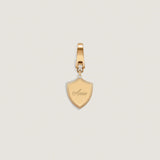 Kinn - Ace Shield Diamond Pendant Necklace