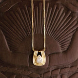 Kinn - Alyssa Pear Diamond Pendant