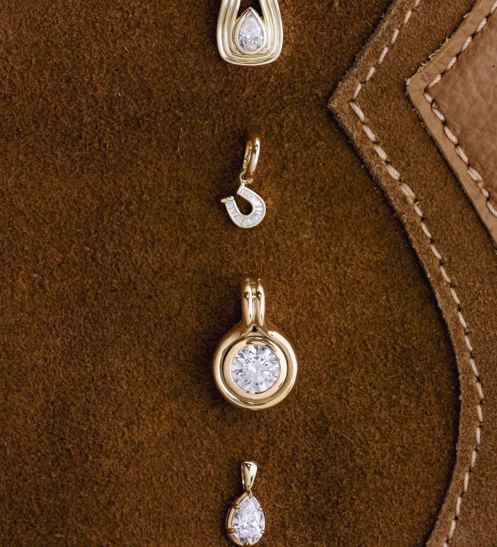 Kinn - Jody Round Diamond Pendant