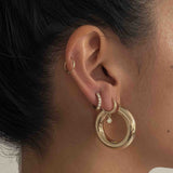 Kinn - Bold Hoop Earrings Medium