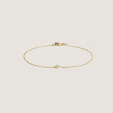 Kinn - Solitaire Round Diamond Bracelet