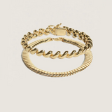 Kinn - Cobra Chain & Hampshire House Bracelet Stack