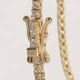 Kinn - Classic Diana Tennis Bracelet 2.90ctw Yellow Gold