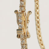 Kinn - Petite Diana Tennis Necklace Diamond Yellow Gold
