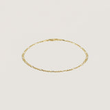 Kinn - Kyle Figaro & Micro Link Chain Bracelet Stack