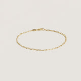 Kinn - Micro & Paperclip Link Chain Bracelet Stack